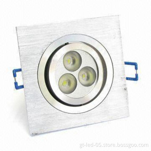 LED Recessed Light with 3W Power and 85 to 260V AC Input Voltage
